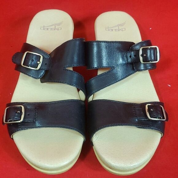 DANSKO Karena Womens Sandals Black Size 7 37 - Picture 2 of 7